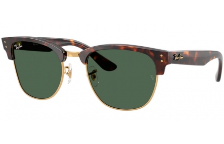 Sunglasses - Ray-Ban® - Ray-Ban® RBR0504S CLUBMASTER REVERSE - 1359VR  HAVANA // DARK GREEN