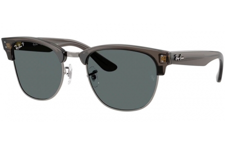 Gafas de Sol - Ray-Ban® - Ray-Ban® RBR0504S CLUBMASTER REVERSE - 670781  TRANSPARENT DARK GREY ON GUNMETAL // DARK GREY POLARIZED