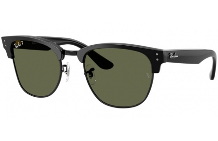 Gafas de Sol - Ray-Ban® - Ray-Ban® RBR0504S CLUBMASTER REVERSE - 67839A  BLACK ON BLACK // DARK GREEN POLARIZED