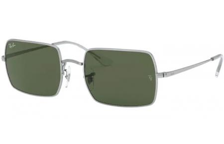 Gafas de Sol - Ray-Ban® - Ray-Ban® RB1969 RECTANGLE - 914931 SILVER // GREEN