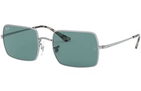 Gafas de Sol - Ray-Ban® - Ray-Ban® RB1969 RECTANGLE - 919756 SILVER // AZURE MIRROR BLUE