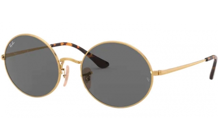 Gafas de Sol - Ray-Ban® - Ray-Ban® RB1970 OVAL - 9150B1 GOLD // DARK GREY