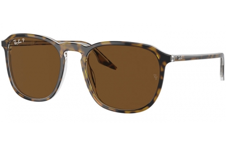 Gafas de Sol - Ray-Ban® - Ray-Ban® RB2203 - 139357 HAVANA ON TRANSPARENT // BROWN POLARIZED