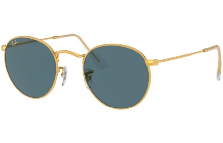 Gafas de Sol - Ray-Ban® - Ray-Ban® RB3447 ROUND METAL - 9196R5 LEGEND GOLD // BLUE