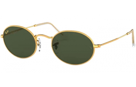 Gafas de Sol - Ray-Ban® - Ray-Ban® RB3547 OVAL - 919631 GOLD LEGEND // GREEN