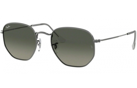 Gafas de Sol - Ray-Ban® - Ray-Ban® RB3548N HEXAGONAL - 004/71 GUNMETAL // DARK GREY GRADIENT