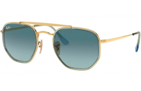 Gafas de Sol - Ray-Ban® - Ray-Ban® RB3648M MARSHAL II - 91233M GOLD // BLUE GREY GRADIENT