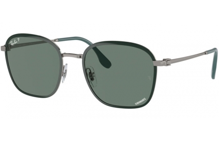 Gafas de Sol - Ray-Ban® - Ray-Ban® RB3720 - 9264O9 GREEN ON GUNMETAL // GREY PÒLARIZED