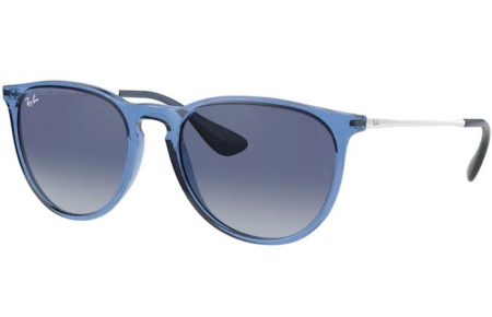 Gafas de Sol - Ray-Ban® - Ray-Ban® RB4171 ERIKA - 65154L TRANSPARENT BLUE // LIGHT GREY GRADIENT DARK BLUE