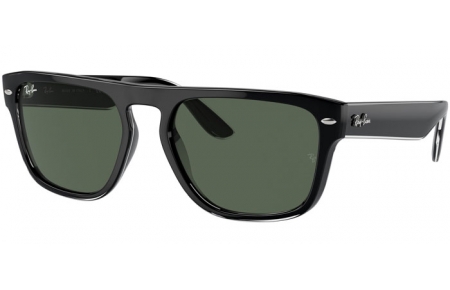 Gafas de Sol - Ray-Ban® - Ray-Ban® RB4407 - 654571 BLACK TRANSPARENT BLACK // DARK GREEN