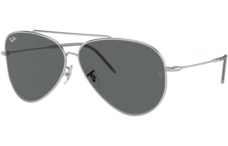 Gafas de Sol - Ray-Ban® - Ray-Ban® RBR0101S AVIATOR REVERSE - 003/GR SILVER // DARK GREY