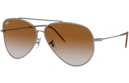 Gafas de Sol - Ray-Ban® - Ray-Ban® RBR0101S AVIATOR REVERSE - 004/CB GUNMETAL // BROWN GRADIENT