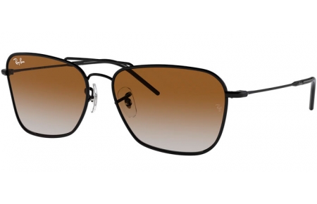 Gafas de Sol - Ray-Ban® - Ray-Ban® RBR0102S CARAVAN REVERSE - 002/CB BLACK // BROWN GRADIENT