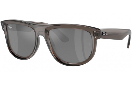 Gafas de Sol - Ray-Ban® - Ray-Ban® RBR0501S BOYFRIEND REVERSE - 6707GS  TRANSPARENT GREY // GREY SILVER MIRROR