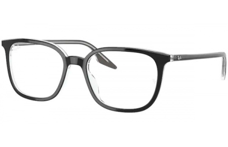 Monturas - Ray-Ban® - RX5406 - 2034 BLACK ON TRANSPARENT