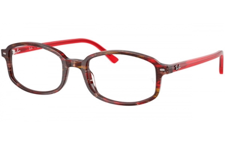 Monturas - Ray-Ban® - RX5432 SAM - 8396  FANCY RED ON TRANSPARENT TONE