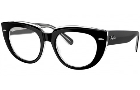 Monturas - Ray-Ban® - RX5586 DOREEN - 2034  BLACK ON TRANSPARENT