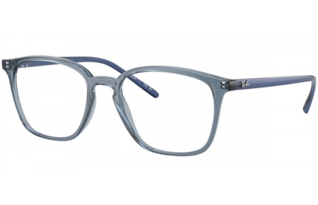 Monturas - Ray-Ban® - RX7185 - 8235 DARK BLUE TRANSPARENT