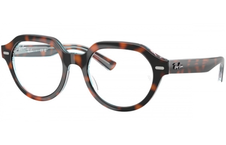 Monturas - Ray-Ban® - RX7214 GINA - 8401  DARK HAVANA ON MULTICOLOR