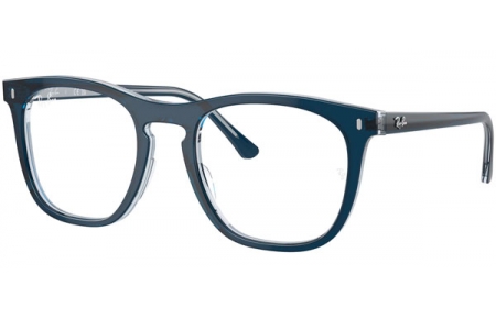 Monturas - Ray-Ban® - RX2210V - 8324 BLUE ON TRANSPARENT BLUE