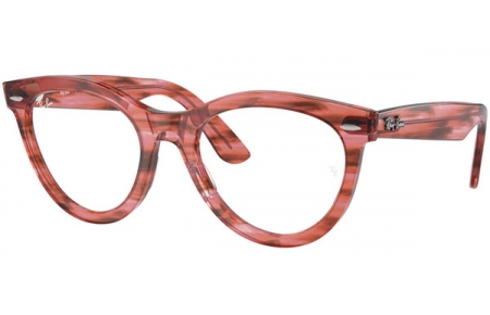 Monturas - Ray-Ban® - RX2241V WAYFARER WAY - 8363 STRIPED TRANSPARENT PINK