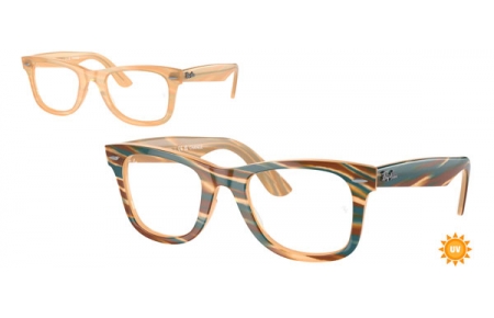 Monturas - Ray-Ban® - RX4340V - 8383  PHOTOCHROMATIC STRIPED BROWN