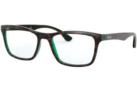 Monturas - Ray-Ban® - RX5279 - 5974 TOP BROWN OH HAVANA GREEN TRANSPARENT