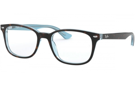 Monturas - Ray-Ban® - RX5375 - 5883 TOP HAVANA ON LIGHT BLUE