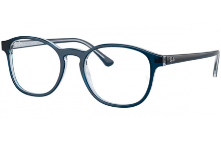 Monturas - Ray-Ban® - RX5417 - 8324  BLUE ON TRANSPARENT BLUE