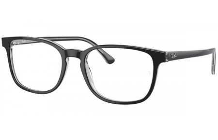 Monturas - Ray-Ban® - RX5418 - 8367 DARK GREY ON TRANSPARENT GREY