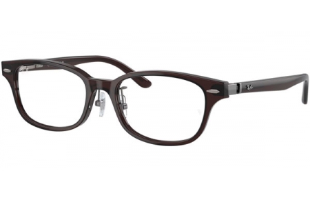 Monturas - Ray-Ban® - RX5427D - 8290  TRANSAPRENT DARK BROWN