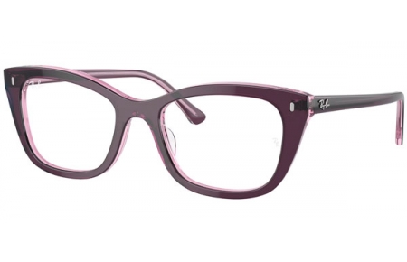 Monturas - Ray-Ban® - RX5433 - 8364 VIOLET ON TRANSPARENT PINK