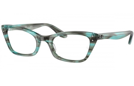 Frames - Ray-Ban® - RX5499 LADY BURBANK - 8362 STRIPED GREEN