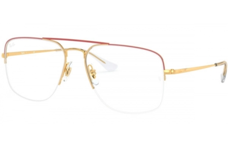 Monturas - Ray-Ban® - RX6441 THE GENERAL GAZE - 3050 TOP AMARANTH ON GOLD