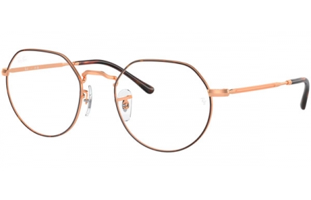 Monturas - Ray-Ban® - RX6465 JACK - 3176  HAVANA ON ROSE GOLD