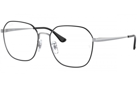 Monturas - Ray-Ban® - RX6490D - 2983  BLACK ON SILVER