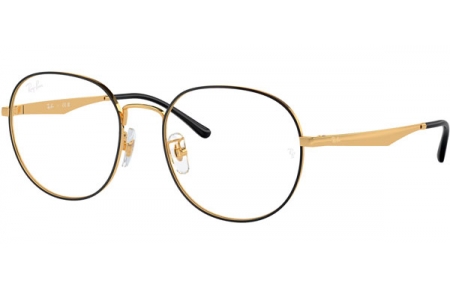 Monturas - Ray-Ban® - RX6517D - 2991  BLACK ON GOLD