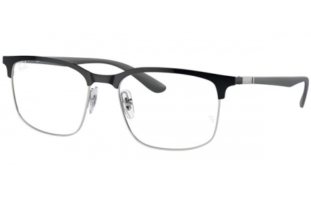 Monturas - Ray-Ban® - RX6518 - 3163  BLACK ON SILVER