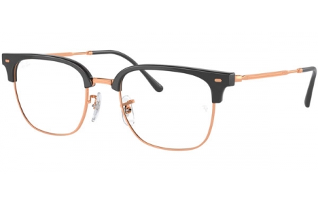 Monturas - Ray-Ban® - RX7216 NEW CLUBMASTER - 8322  DARK GREY ON ROSE GOLD