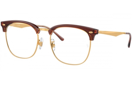 Monturas - Ray-Ban® - RX7318D - 8325  TRANSPARENT DARK BROWN ON GOLD