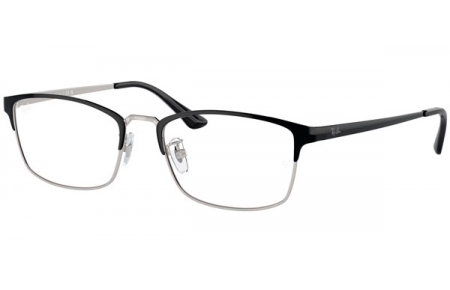 Monturas - Ray-Ban® - RX8772D - 1235  BLACK ON SILVER