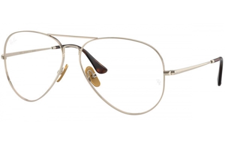 Monturas - Ray-Ban® - RX8789 AVIATOR TITANIUM - 1246 GOLD