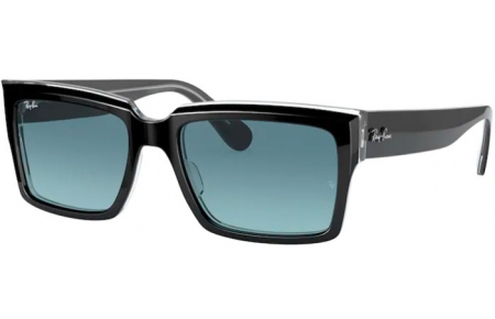 Gafas de Sol - Ray-Ban® - Ray-Ban® RB2191 INVERNESS - 12943M BLACK ON TRANSPARENT // BLUE GRADIENT