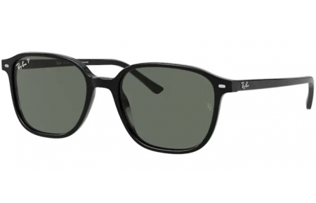 Gafas de Sol - Ray-Ban® - Ray-Ban® RB2193 LEONARD - 901/58 BLACK // GREEN POLARIZADO