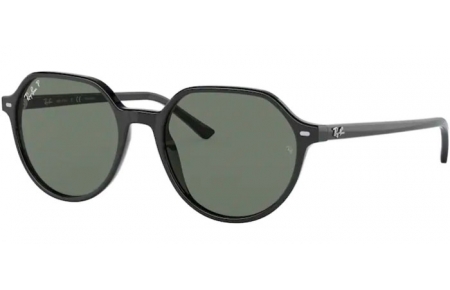 Lunettes de soleil - Ray-Ban® - Ray-Ban® RB2195 THALIA - 901/58 BLACK // GREEN POLARIZED