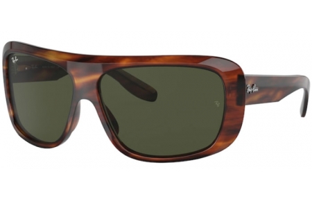 Gafas de Sol - Ray-Ban® - Ray-Ban® RB2196 BLAIR - 954/31 STRIPED HAVANA // GREEN