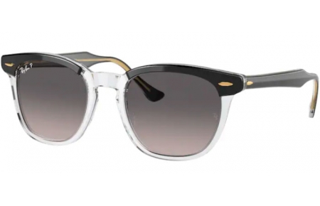 Gafas de Sol - Ray-Ban® - Ray-Ban® RB2298 HAWKEYE - 1294M3 BLACK ON TRANSPARENT // GREY GRADIENT POLARIZED