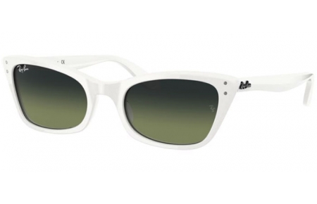 Gafas de Sol - Ray-Ban® - Ray-Ban® RB2299 LADY BURBANK - 975/BH WHITE // GREEN VINTAGE GRADIENT