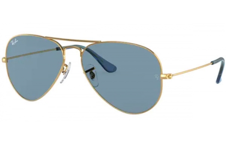 Gafas de Sol - Ray-Ban® - Ray-Ban® RB3025 AVIATOR LARGE METAL - 001/56 ARISTA // BLUE