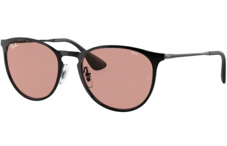 Gafas de Sol - Ray-Ban® - Ray-Ban® RB3539 ERIKA METAL - 002/Q4 BLACK // EVOLVE PHOTOCROMIC BROWN TO DARK BROWN